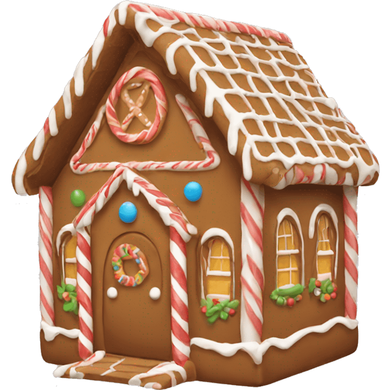 gingerbread house emoji