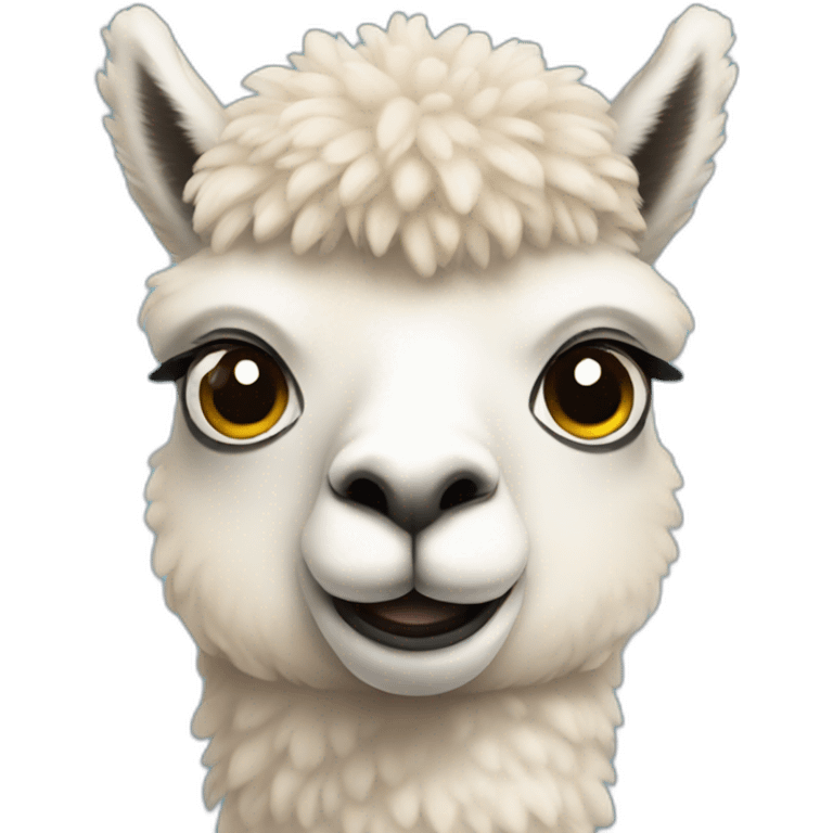 an alpaca emoji