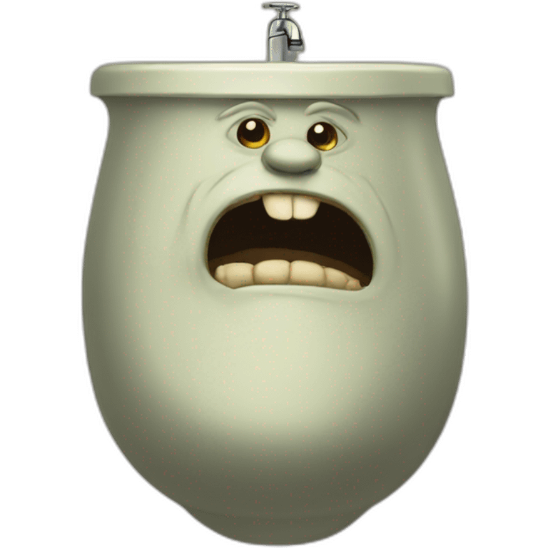 Ogre toilette emoji