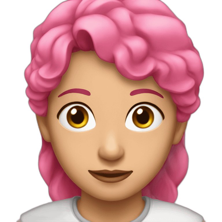 Neném rosa emoji