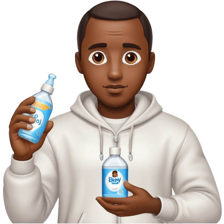 diddy holding baby oil emoji