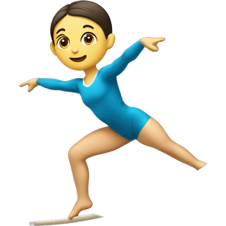 Gymnast parallel bar emoji