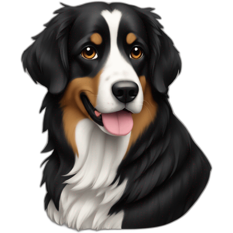 dog breed hovawart black emoji