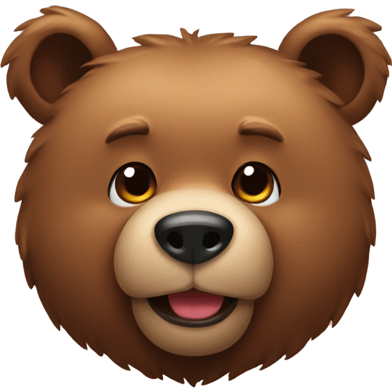 bear with bow emoji