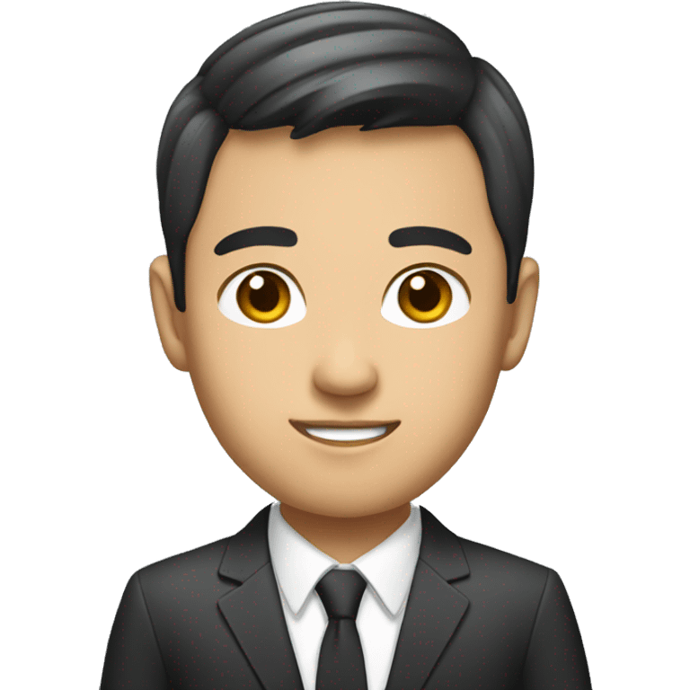 young asian male ceo emoji