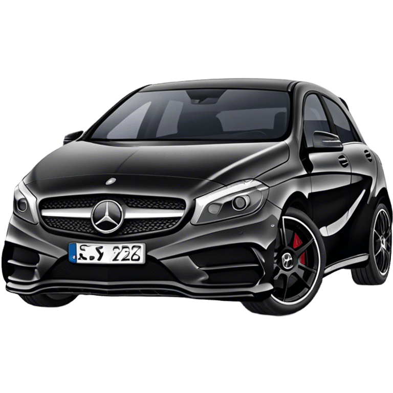 Black Mercedes a220 emoji