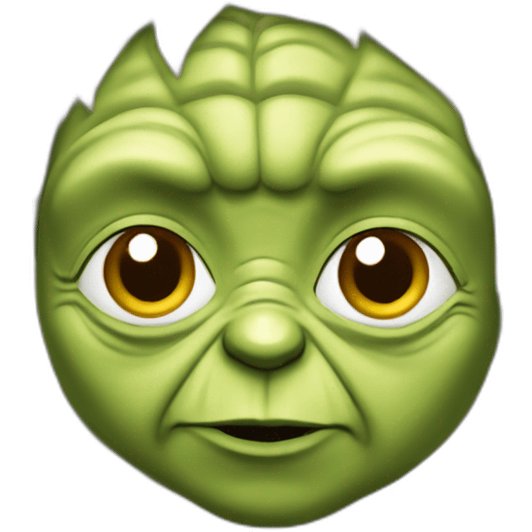 Yoda qui boit de la bière emoji