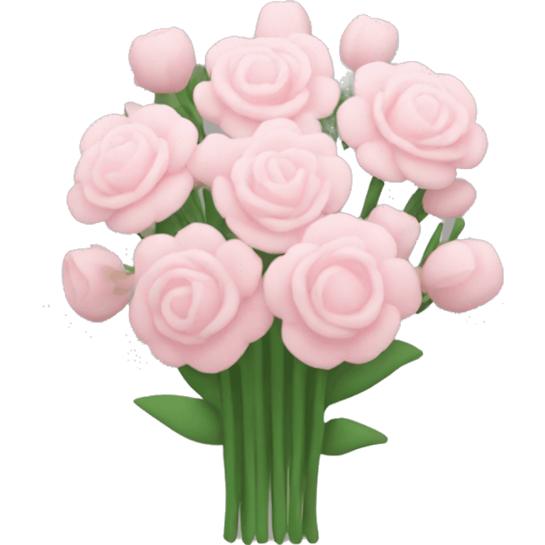 pale pink flower bouquet  emoji