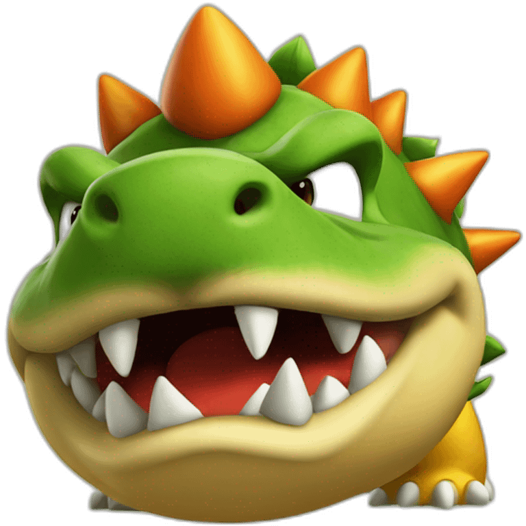 Bowser super mario bros emoji