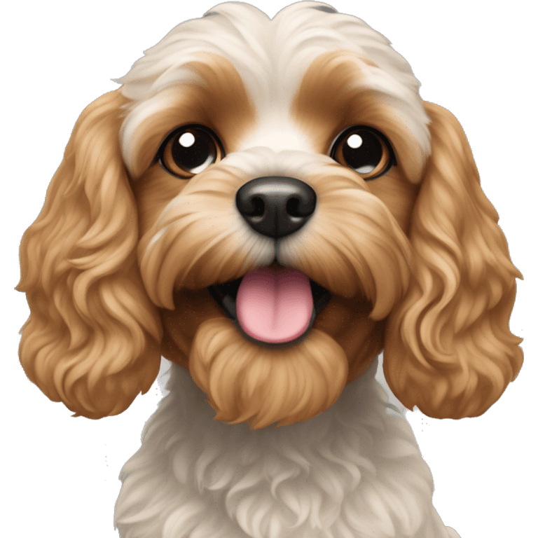 Toy cavoodle emoji