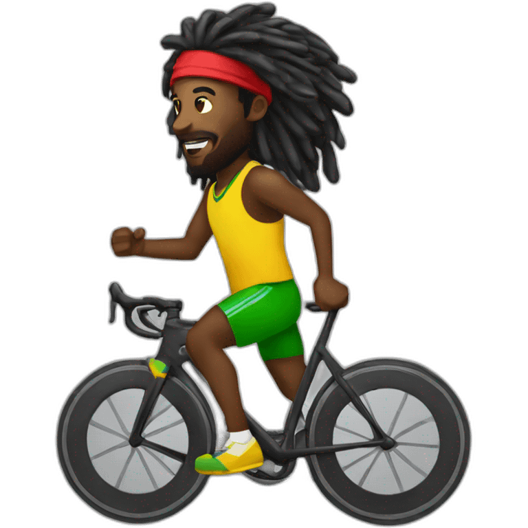 Rasta coureur emoji