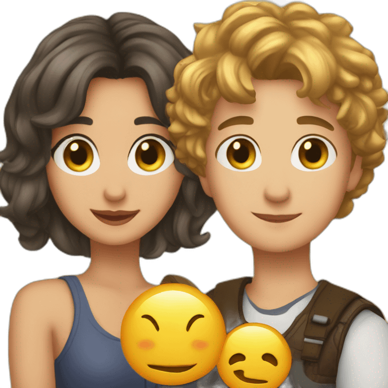 Lea and Moritz emoji