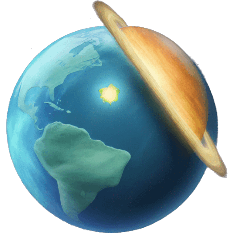 planet with ey emoji