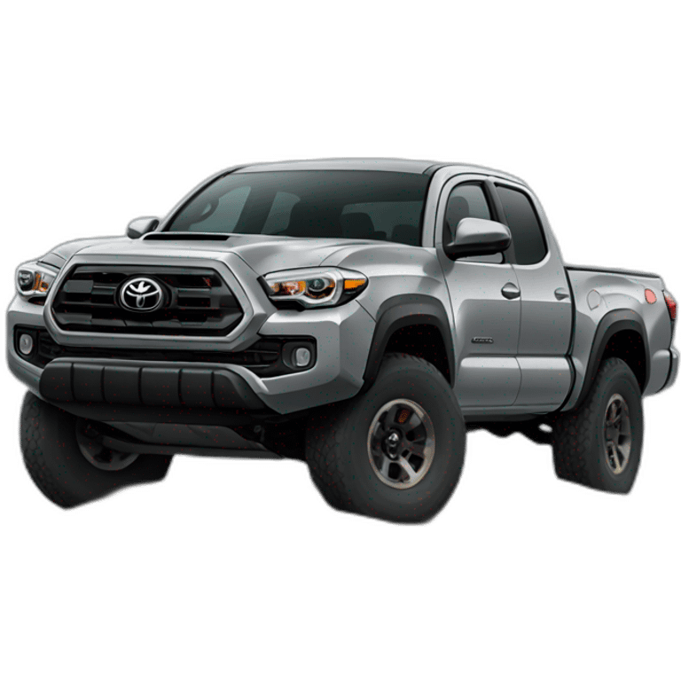 Grey Off-road Toyota Tacoma emoji