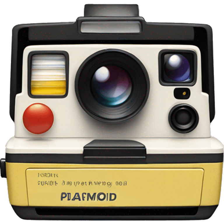 Polaroid camera emoji