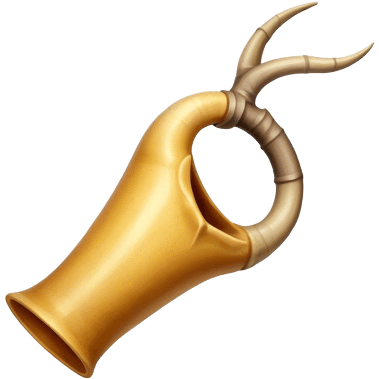 Horn that came from a goat horn emoji