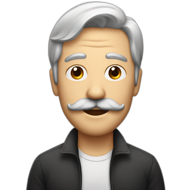 Man with moustache  emoji