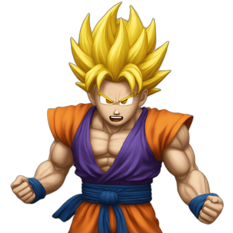 Sangohan super sayen emoji