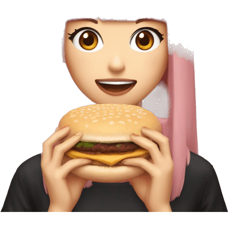 Lisa de blackpink comiendo arepa emoji