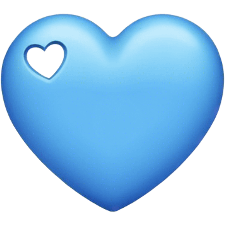 Blue heart emoji