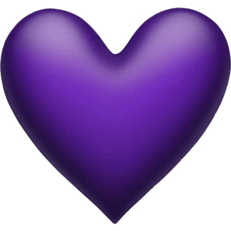 Dark purple heart emoji