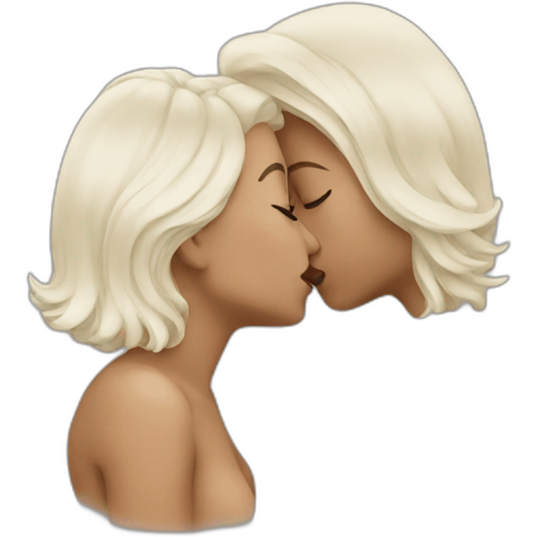 women kiss emoji