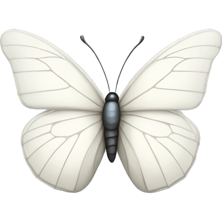 cute white butterfly emoji