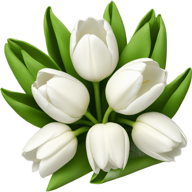 White Tulips emoji