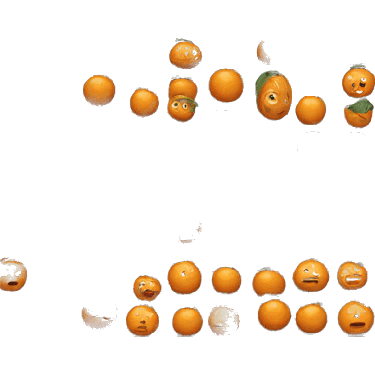 Orange  emoji