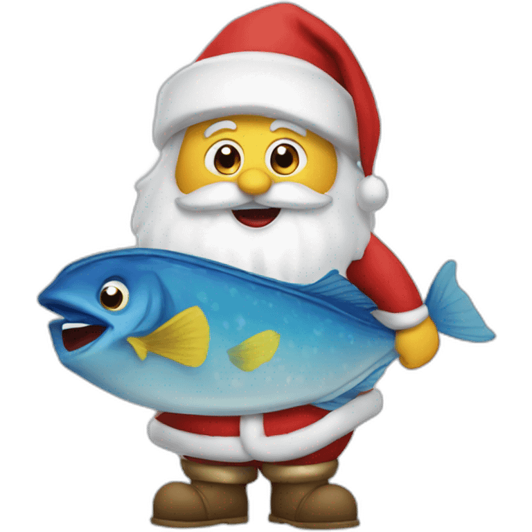 dory as santa emoji