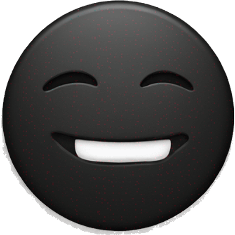 Black Sewing button  emoji