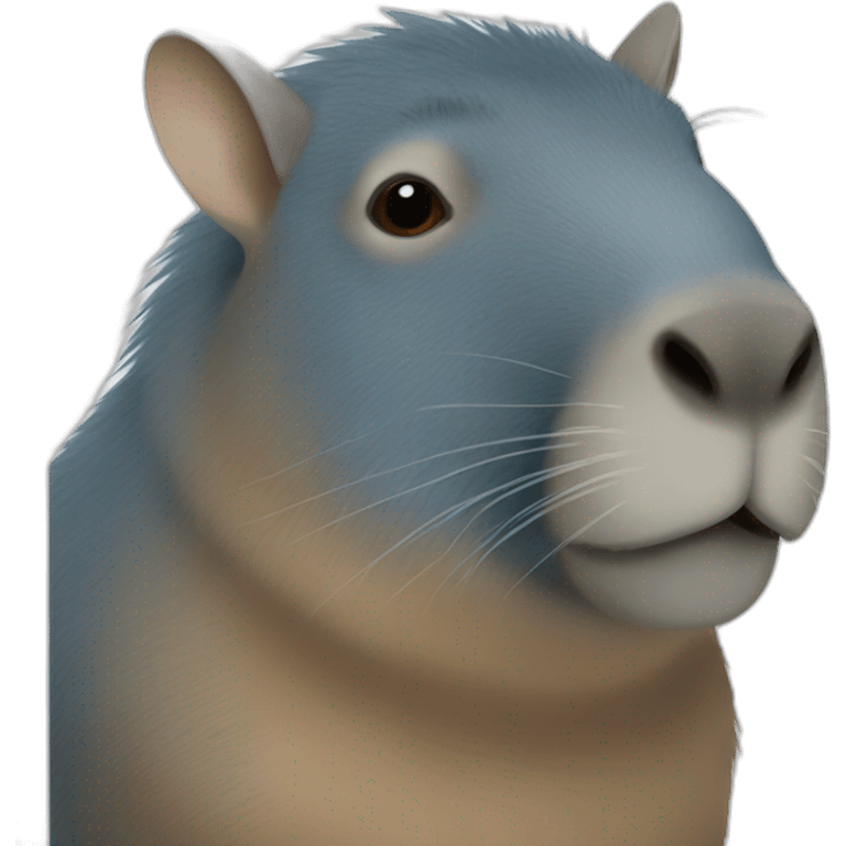 blue capibara emoji