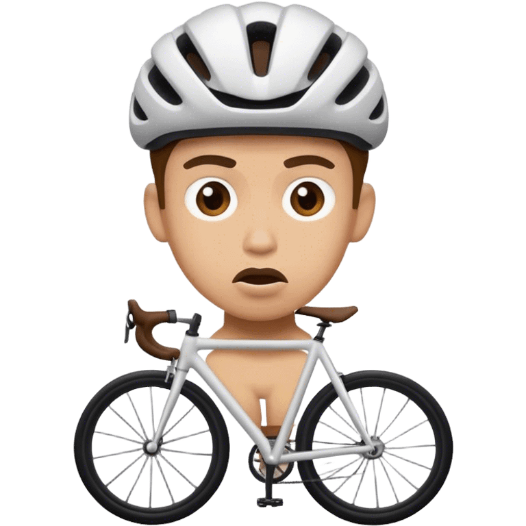 Ciclista frastornato  emoji