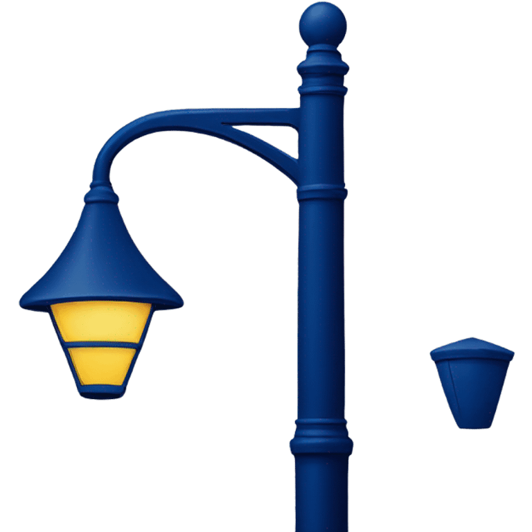 navi blue 
street lamp emoji