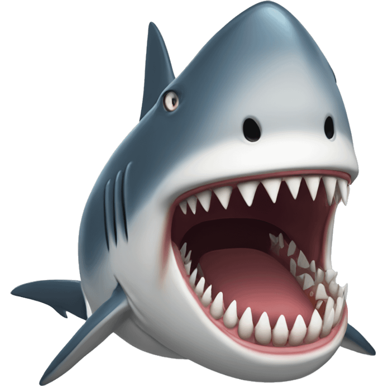 Shark with grills emoji