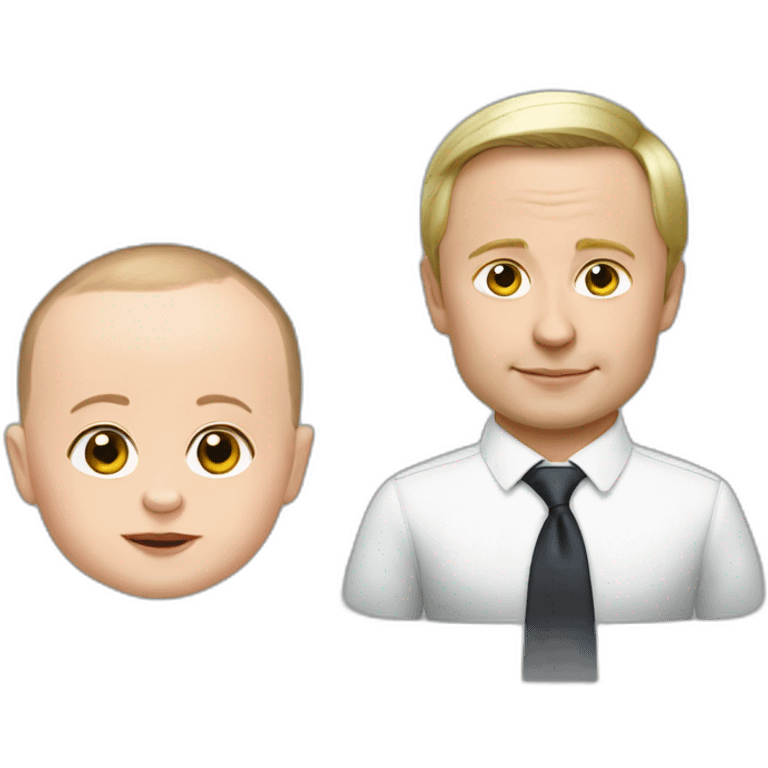 putin and zelensky baby emoji