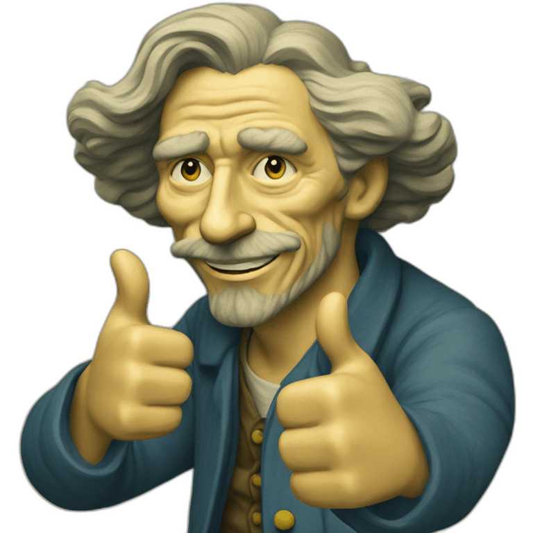 van gough thumbs up emoji