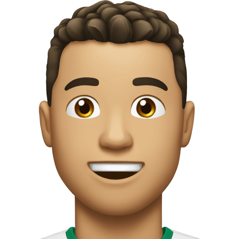 Ronaldo mewing emoji