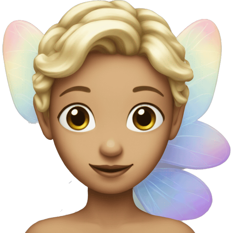 Iridescent fairy emoji