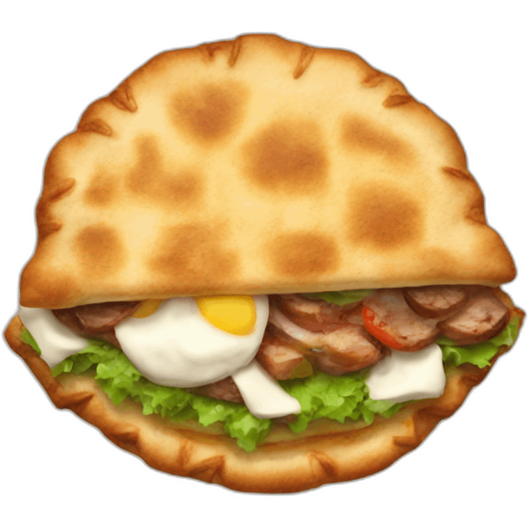 Galette kebab emoji