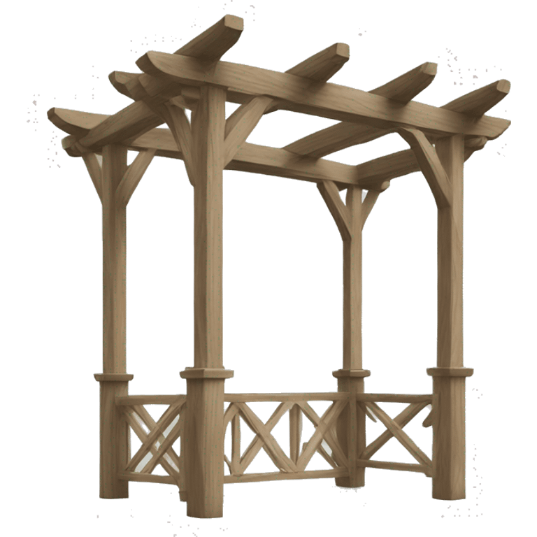 Wooden pergola ￼ emoji