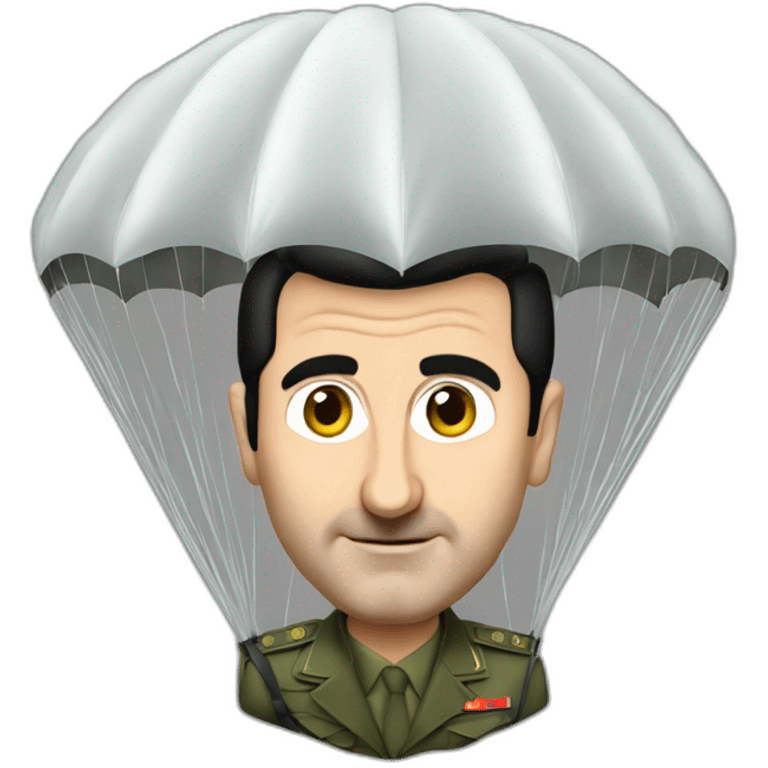 Bashar Al assad parachute emoji