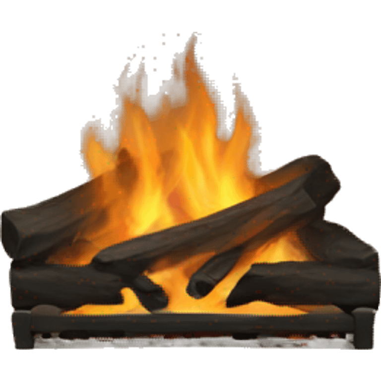 beige fireplace emoji