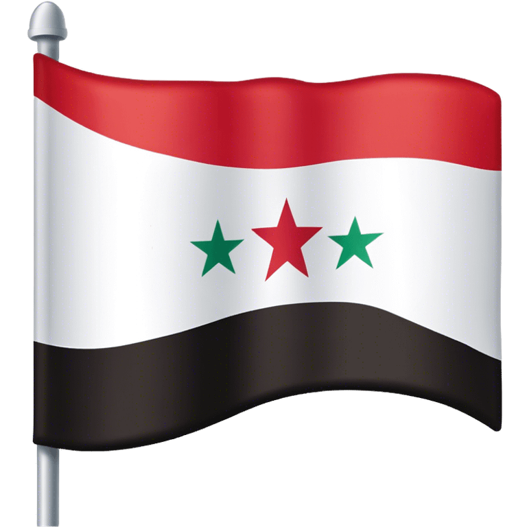 New flag of Syria  emoji