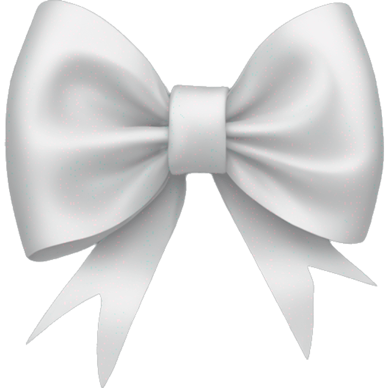 Thin ribbon blsck bow emoji