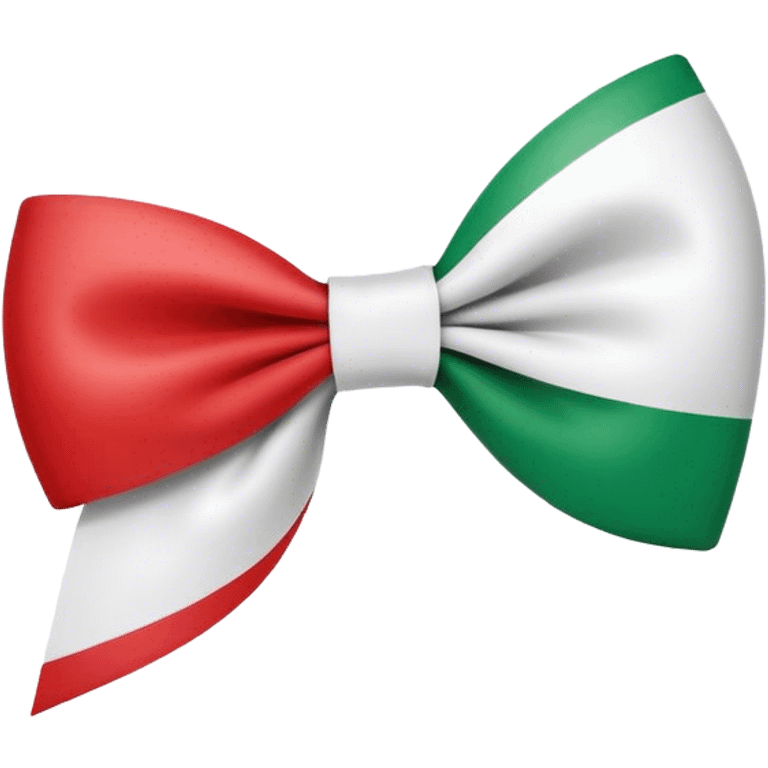 Italian flag bow  emoji