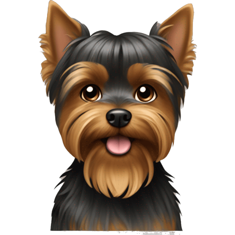 Uniform brown Yorkshire terrier emoji