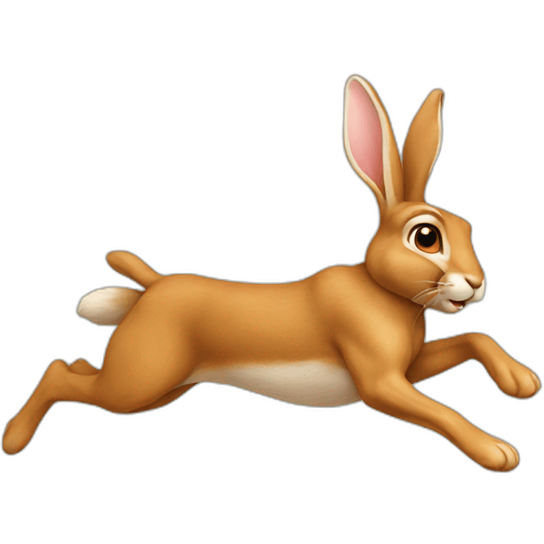 hare running emoji