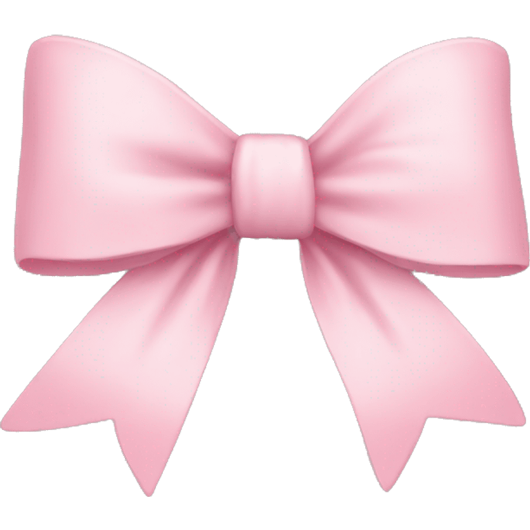 Light pink bow emoji