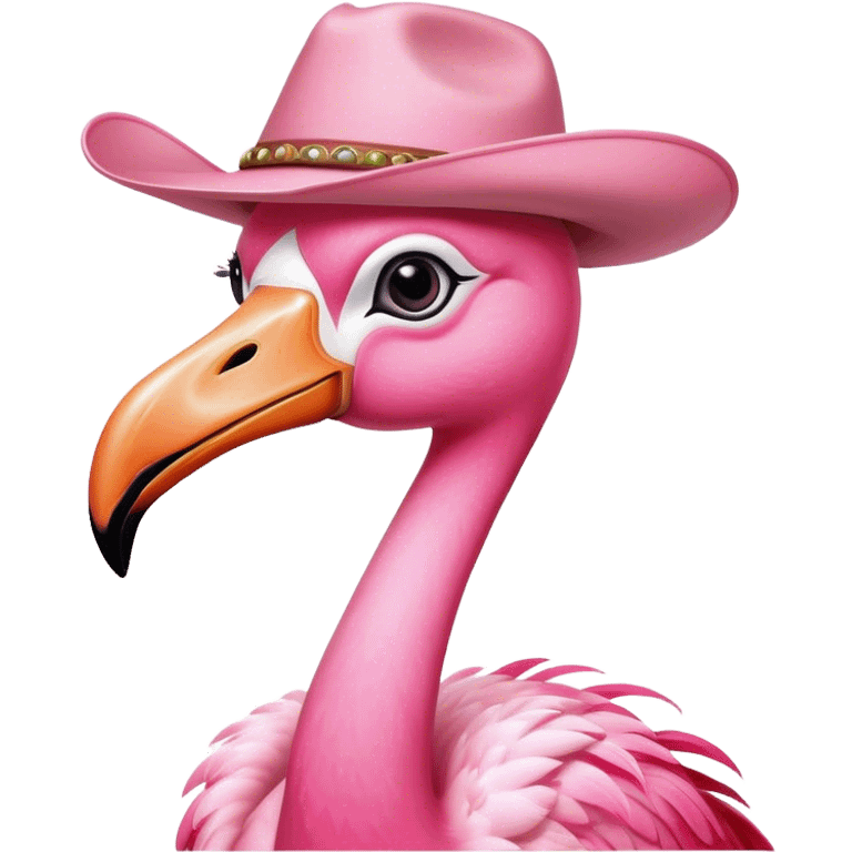 Cowboy Flamingo  emoji